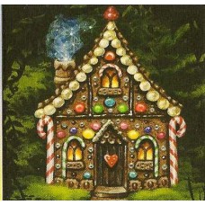 GIFT TAG GINGERBREAD HOUSE